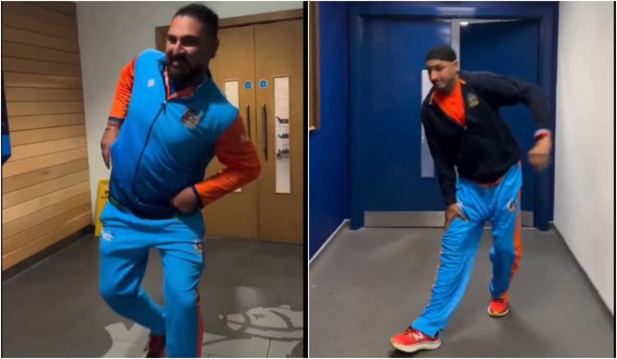 Yuvraj Singh and Harbhajan Singh in the now-deleted controversial video | X
